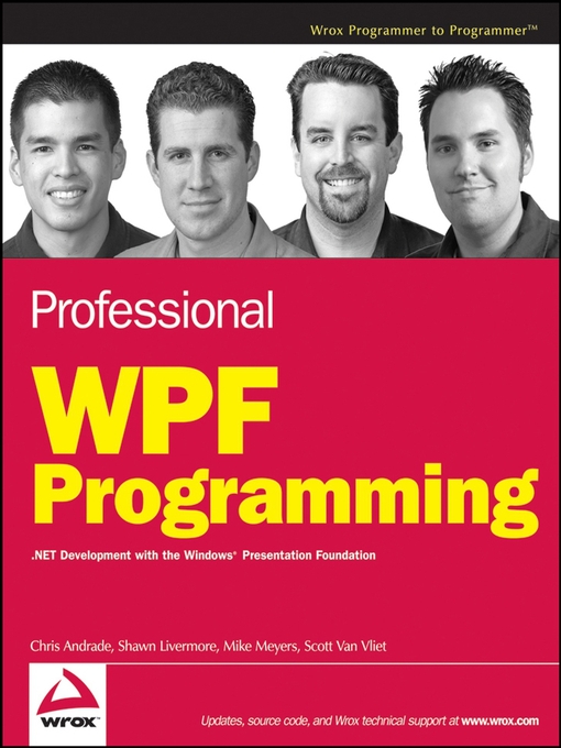 Title details for Professional WPF Programming by Chris Andrade - Available